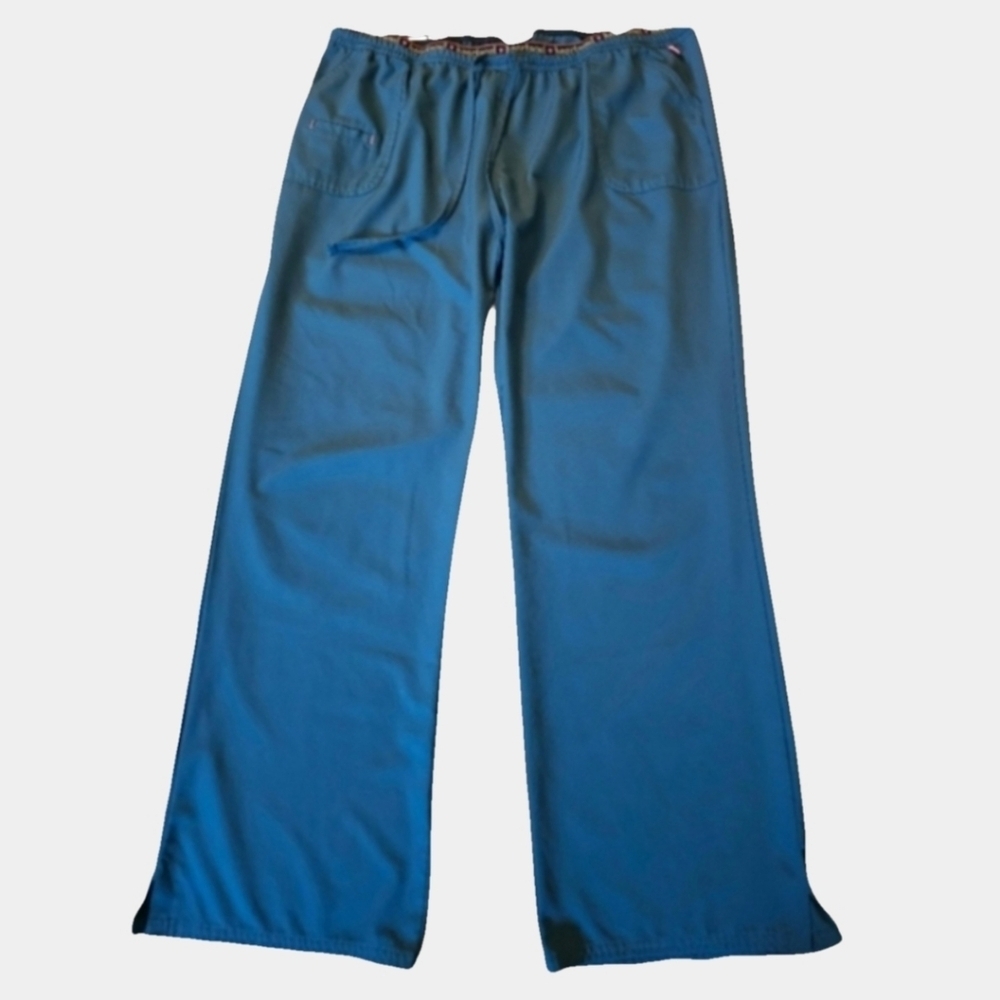Heart Soul Boot Cut Elastic Waist Scrub Pants Size 2XL